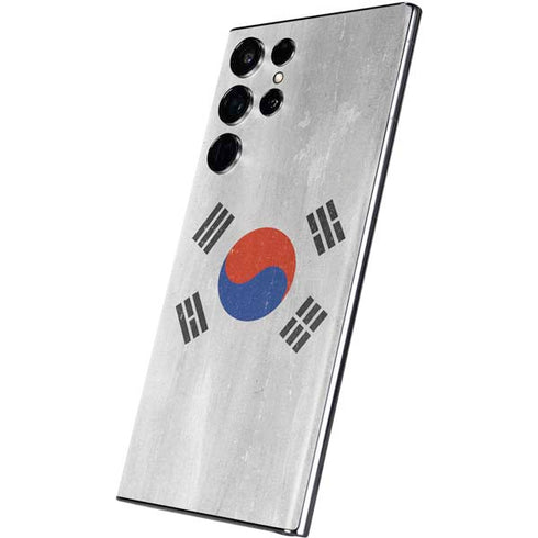 South Korean Flag Distressed Galaxy S22 Ultra Skin